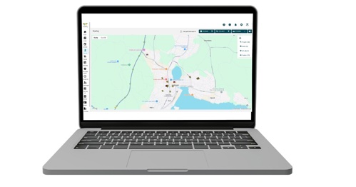 Workify kartvy GPS för fordon och objekt